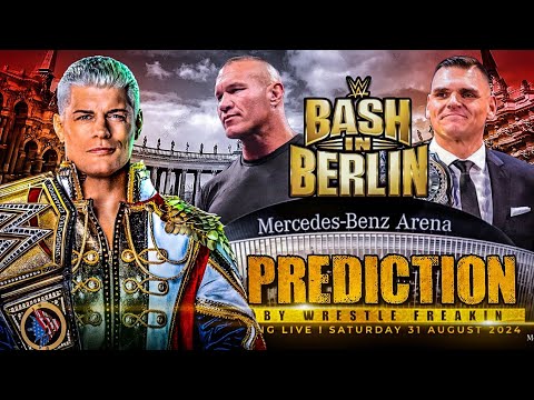 WWE Bash In Berlin 2024 - Match Card Prediction HD | Wrestle Freakin