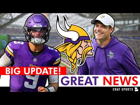 GREAT J.J. McCarthy Injury News + Vikings Rams Playoff Game Update!