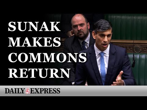 Rishi Sunak RETURNS with backbench question for first time in years