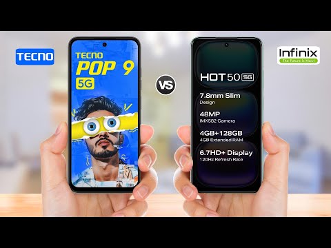 Tecno Pop 9 5g vs Infinix Hot 50 5g || Full Comparison