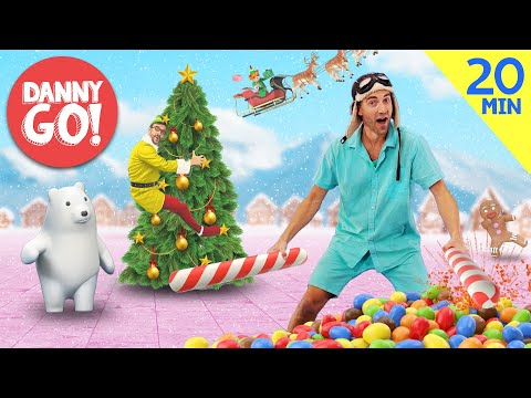 Winter Dance Party Mix! 🎄🎁 🍭 | Christmas Dance Compilation | Danny Go! Holiday Songs for Kids