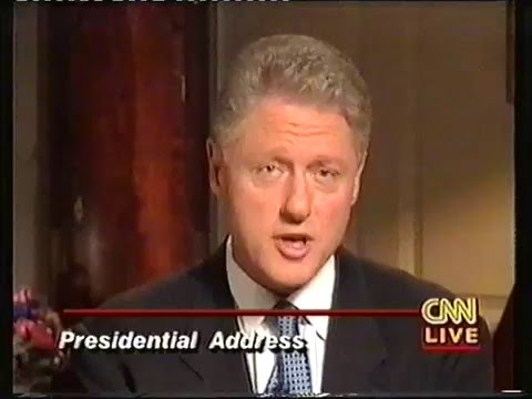 Clinton about his relationship with  Lewinsky 8-17-1998