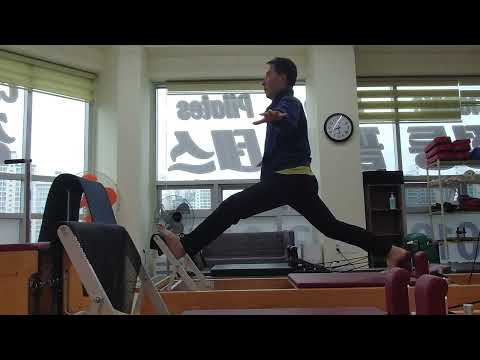 최영철필라테스리포머프런트스플리트pilates reformer front split by Choi Yeong Cheol