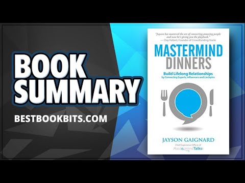 Mastermind Dinners by Jayson Gaignard | Book Summary