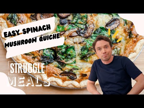 Easy Spinach Mushroom Quiche Recipe for a Sunday Brunch