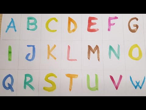 Learn ABC with Words - Video for Kids - video for toddlers | SweetsandToys