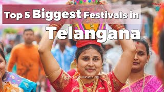 Top 5 Biggest Festivals in Telangana | Tourist Places | Telugu Bucket