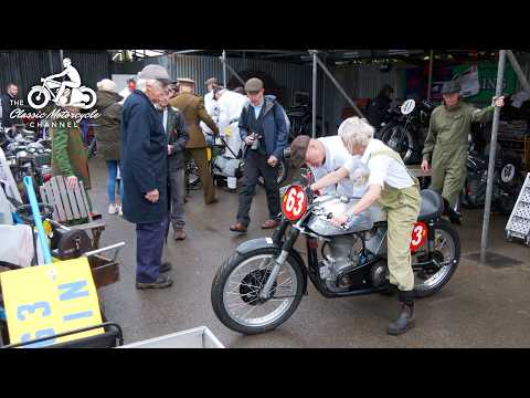 2024 Goodwood Revival - behind the scenes - racing motorcycles