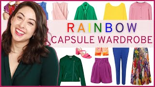 Colorful Capsule Wardrobe with NO NEUTRALS | Spring Color Palette