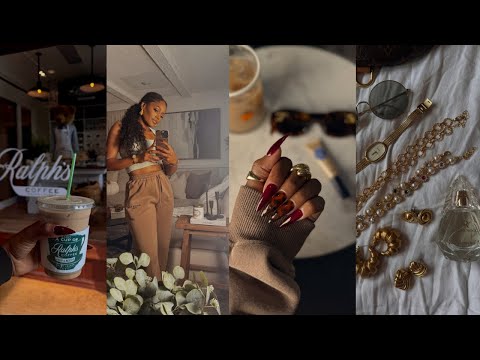 In my 30s VLOG | FALL NAILS, SELF REFLECTION, RALPHS COFFEE, WALMART,  RUNNING ERRANDS & VLOGTOBER