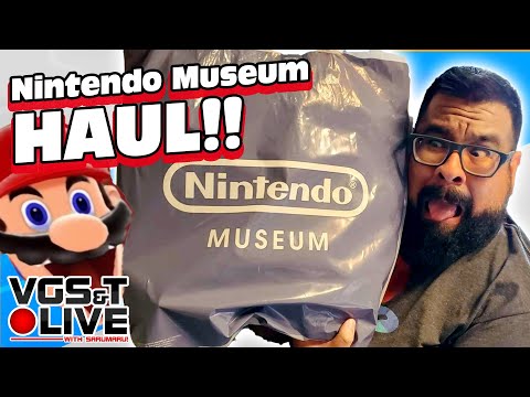 🔴LIVE Nintendo Museum HAUL!!