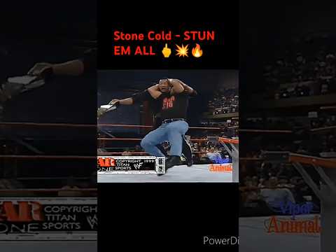 Stone Cold - STUN EM ALL 🖕💥🔥#stonecoldsteveaustin