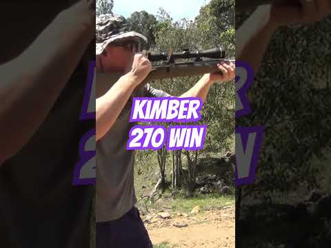 Kimber 270win Rifle #ozziereviews #shooting #rifle #gun #firearms #270 #kimber #deerhunting #308