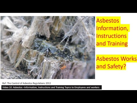 Asbestos Safety - Training Requirements (Video 10)