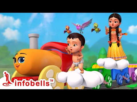 Baruthide Railu Chuku buku Railu | Kannada rhymes for Children | Infobells