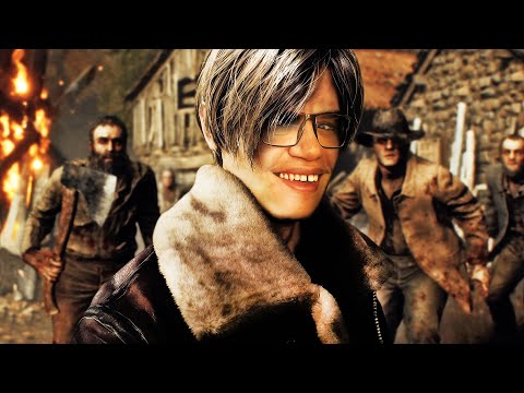 LEON DANDO BICUDA NA DEMO! - Resident Evil 4 Remake