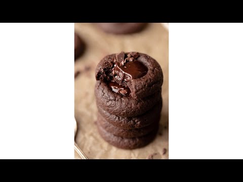 Chocolate Thumbprint Cookies | Recipe in Comments!