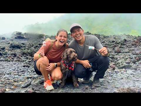 Guatemala Keeps Surprising Us - Hiking Pacaya Volcano and Cycling Antigua