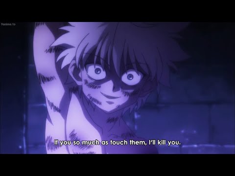 キルアは一手で殺人者を殺すことができます  ,  Killua can only kill a murderer with one move