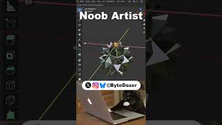 Noob vs Pro artist:Ball #clothsimulation #blendertutorial #blender #blendercommunity #blender3d #b3d