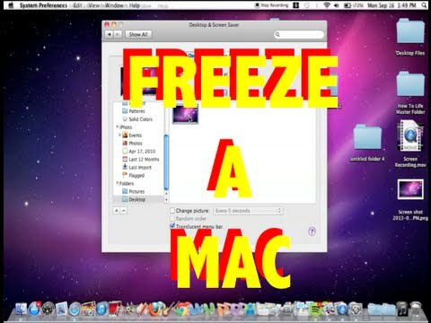 FREEZE a Friends Mac PRANK