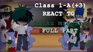 Pro Heroes and Class 1-A react to Izuku Midoriya |HEAVY ANGST!!!|-|1,75 SPEED|-|TW| FULL PART