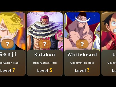 ONE PIECE: TOP 15 OBSERVATION HAKI USERS