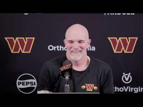 HC Dan Quinn Speaks to the Media on Victory Monday | Washington Commanders