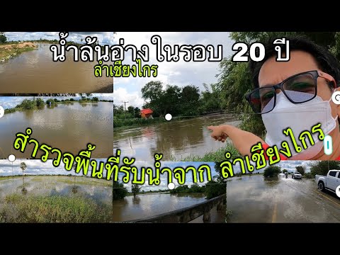 ฝนตกต่อเนื่อง ผสมกับน้ำล้ำเชียงไกร ท่วมหลายพื้นที่