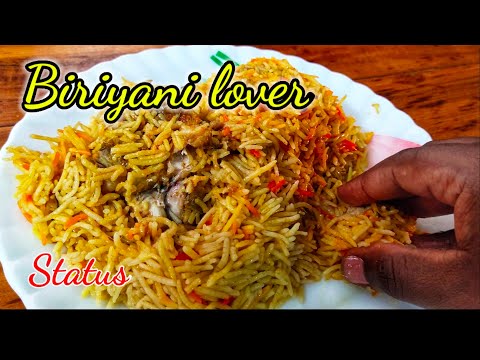 Biriyani lover status