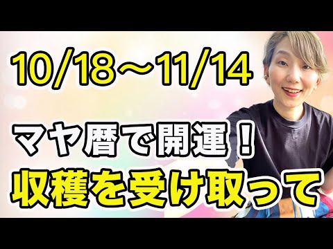 収穫が受け取れる時🌈 自分を深く知れる時❗️ 生活習慣の見直しで開運 🌠2024/10/18〜11/14マヤ暦音響4の月🌠