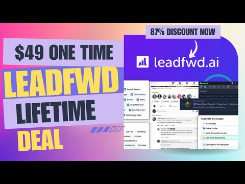 ❇️💠❇️Leadfwd Lifetime Deal | Secret to Closing High-Quality Leads FAST | $49 Lifetime Deal | 87% Now