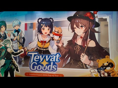 Genshin Impact Pop-Up Walkthrough | Teyvat Goods | Santa Monica, CA | April 24-28, 2024 [4K]