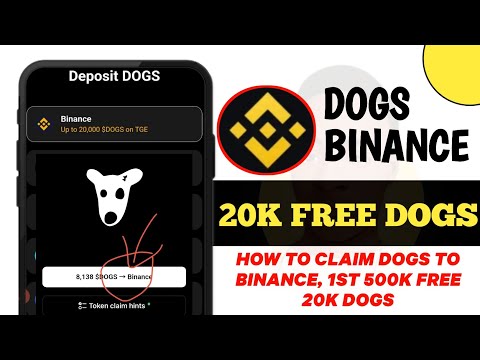 How to Claim Dogs to Binance || First 500k User Get FREE 20k DOGS Extra || Claim Dogs to Binance Now