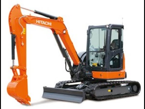 HITACHI ZAXIS ZX48U MINI EXCAVATOR work in LAND CLEARING for REAL ESTATE AREA