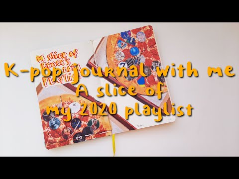 K-pop journal with me #9 | A slice 2020 playlist | BTS, SuperM, SHINee & more | ThisizReneesworld