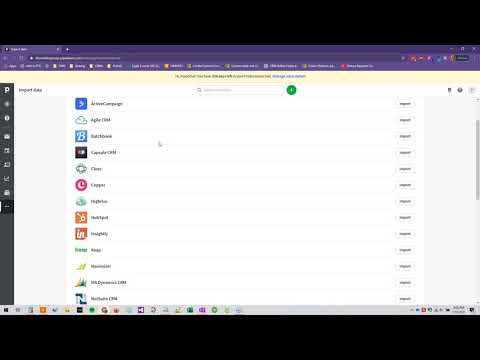 Pipedrive - Import Data