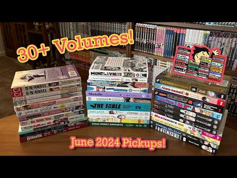 The Summer of HUGE Manga Hauls Begins! - June 2024 Pickups