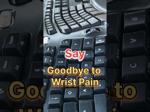 Say Goodbye to Wrist Pain: Microsoft Natural Ergonomic Keyboard 4000 #shortsfeed #microsoft #shorts