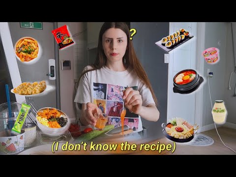 I tried to cook my fav food in korea