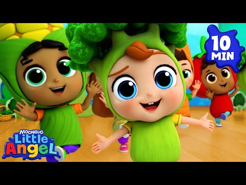 I'm Broccoli 🥦 - Vegetable Song | Little Angel And Friends Kid Songs