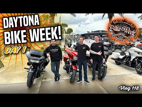 We Went to Florida for the 83rd Daytona Bike Week! (Day 1) - Vlog 118