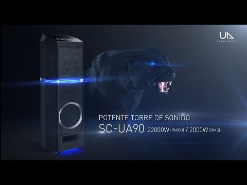 Panasonic Potente sistema de audio "one box" SC-UA90 (Argentina Ver.)