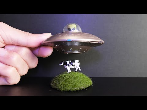 牛がUFOにさらわれる瞬間 エイリアン UFO Cow Abduction (Alien)