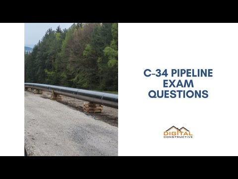 C-34 License - Sample Exam Questions - Pipeline Construction Contractor's License In California!