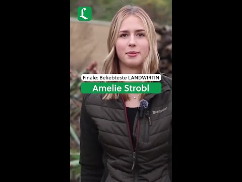 Amelie Strobl ist Finalistin vom "Beliebtesten LANDWIRT 2024 | #shorts