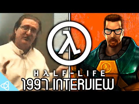 Half-Life - 1997 Gabe Newell Interview With Early Beta Footage [Behind the Scenes]