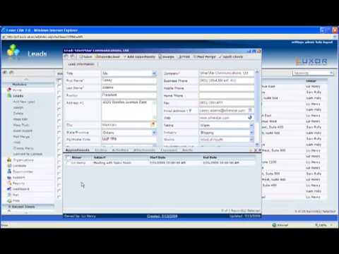Luxor CRM - Leads Management