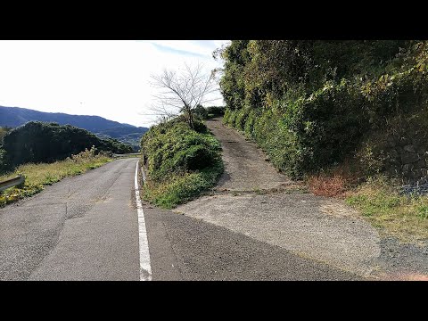 佐世保の厳しい山道