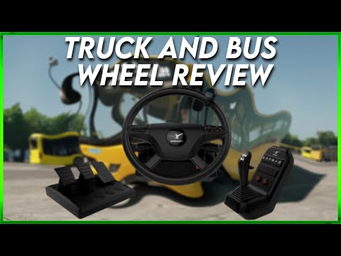 Aerosoft Truck & Bus Wheel Review + Unboxing Test On OMSI 2 The Bus And Euro Truck Simulator